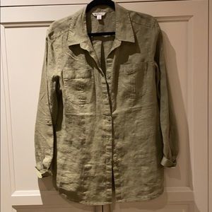 Spanner linen button down shirt.